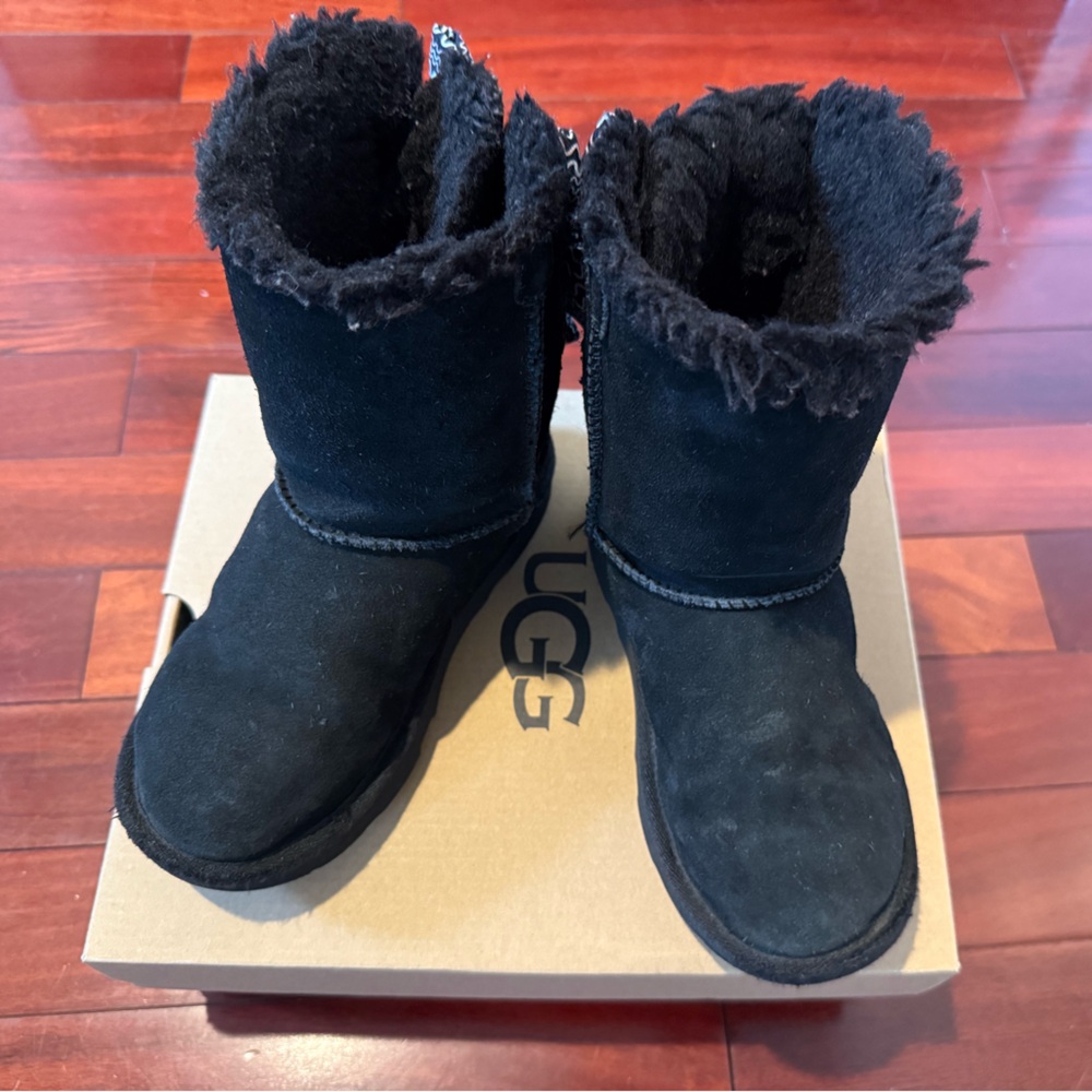 UGG Kids Black Boots